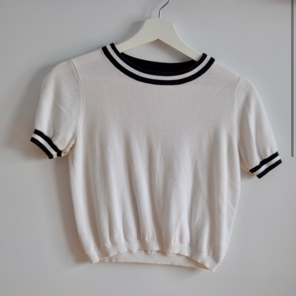 Brandy Melville Ringer Tee